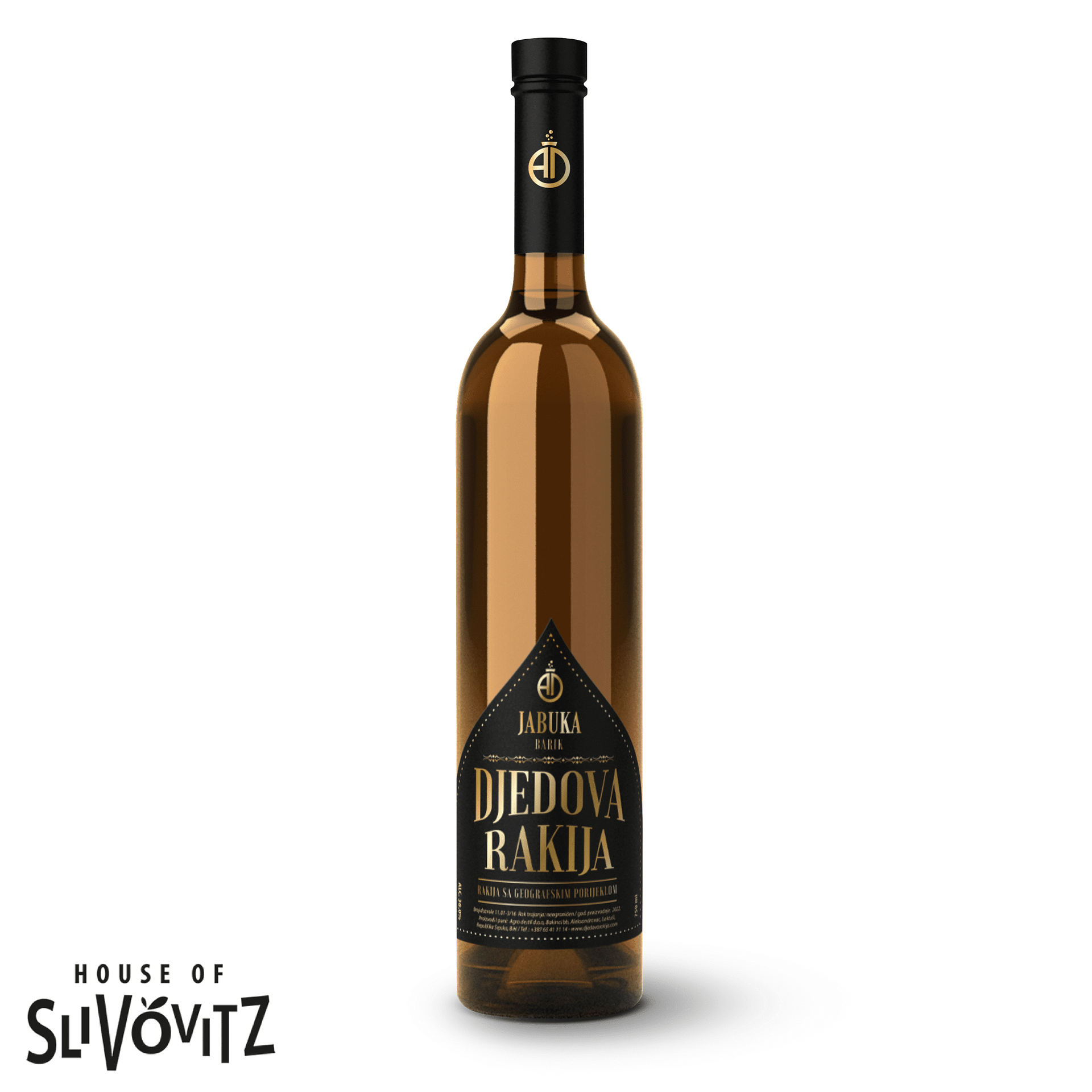 Djedova QM rakija (barrique apple brandy) - House of Slivovitz