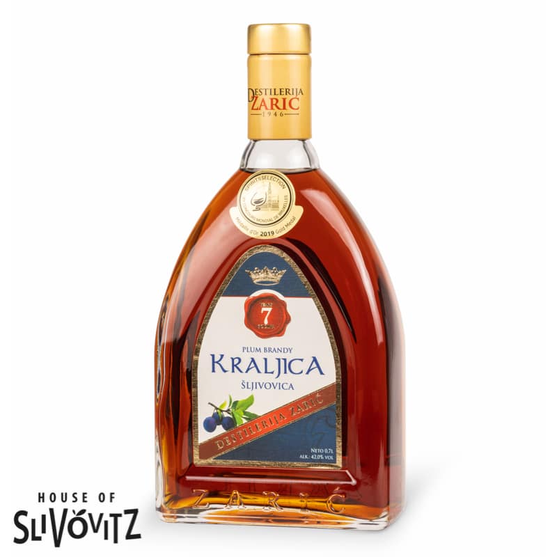 Zaric Kraljica 7 (barrique plum brandy 7 Y.O.)